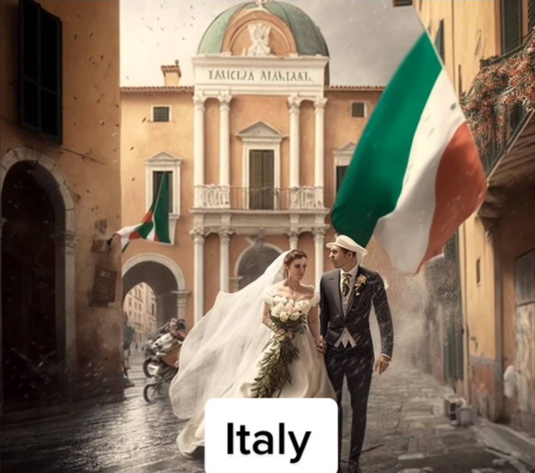 Yapay zekaya sordular, resmetti: İşte Türkiye dahil yapay zekaya göre gelin ve damat olarak ülkeler... 13